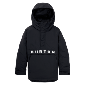 Burton Kids' Frostner 2L Anorak Jacket (25/26) True Black-A04