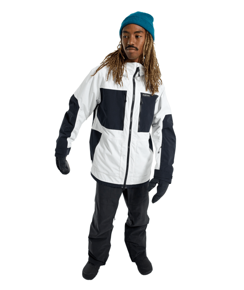 Burton Burton Mens Frostner 2L Jacket 23 24 Stout White True