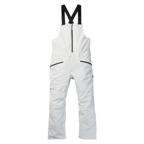 Burton Burton Mens Reserve Gore‑Tex 2L Bib Pants (22/23) Stout White-101 Burton Burton Mens Reserve Gore‑Tex 2L Bib Pants (22/23) Stout White-101