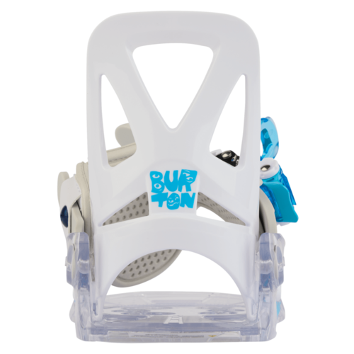 Burton Burton Kids Mini Grom Disc Snowboard Bindings (22/23) White Burton Burton Kids Mini Grom Disc Snowboard Bindings (22/23) White