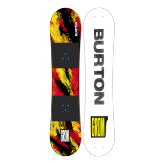 Burton Kids' Grom Snowboard (25/26) Ketchup/Mustard-35Q
