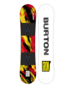 Burton Kids' Grom Snowboard (25/26) Ketchup/Mustard-35Q