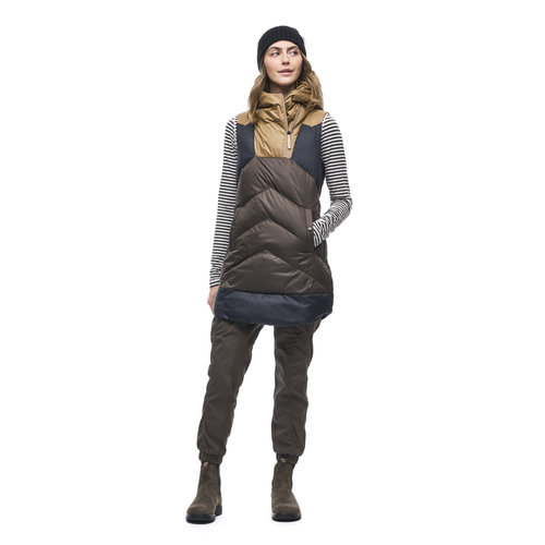 Indyeva Indyeva Selimut Long Vest (22/23) Mocha Cb-37204 Indyeva Indyeva Selimut Long Vest (22/23) Mocha Cb-37204