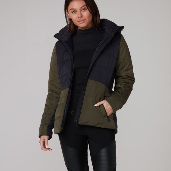 Alp N Rock Camille Ski Puffer Jacket (22/23) Olive-Oli