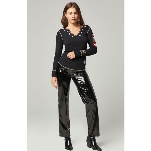 Alp N Rock Edelweiss Henley Shirt (22/23) Black-Blk Alp N Rock Edelweiss Henley Shirt (22/23) Black-Blk