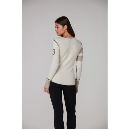 Alp N Rock Helvetica Crew Shirt (22/23) Heather Off White-How Alp N Rock Helvetica Crew Shirt (22/23) Heather Off White-How
