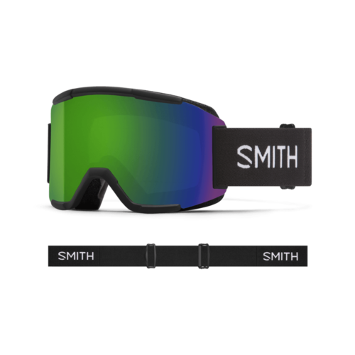 Smith Smith Squad (22/23) Black || Chromapop Sun Green Mirror-2Qj99Mk
