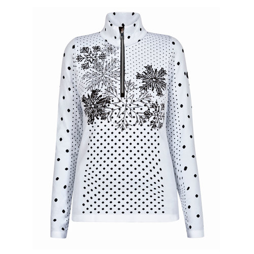 Newland Newland Ilyana 1/2 Zip (22/23) 91 White/Black Newland Newland Ilyana 1/2 Zip (22/23) 91 White/Black