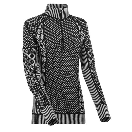 Kari Traa Kari Traa Smekker Half-Zip Base Layer Top - 100% Merino Wool (22/23) Black Kari Traa Kari Traa Smekker Half-Zip Base Layer Top - 100% Merino Wool (22/23) Black
