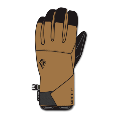 Volcom Volcom Cp2 Gore-Tex Glove (22/23) Caramel-Crl Volcom Volcom Cp2 Gore-Tex Glove (22/23) Caramel-Crl
