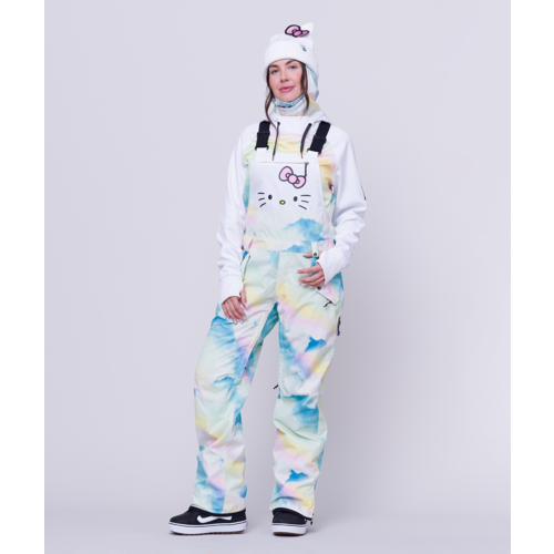 686 686 Women's Harper Bib (22/23) Hello Kitty Cloud - Hkcl 686 686 Women's Harper Bib (22/23) Hello Kitty Cloud - Hkcl