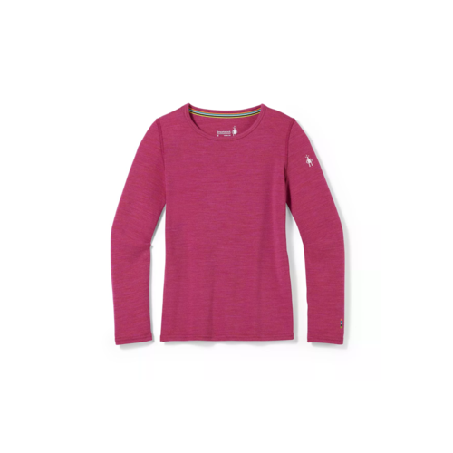 Smartwool Smartwool Kids Merino25 Crew Top (22/23) Festive Fuchsia H Smartwool Smartwool Kids Merino25 Crew Top (22/23) Festive Fuchsia H