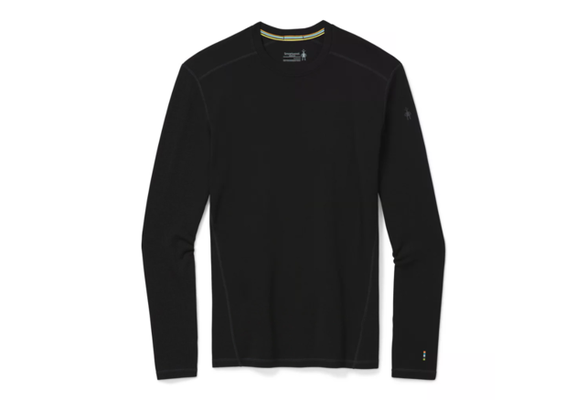 Smartwool Men's Classic Thermal Merino Base Layer Crew Boxed (25/26) Black-001