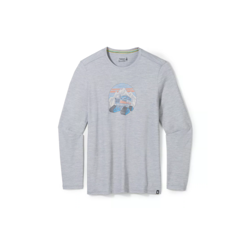 Smartwool Smartwool M Snowcat L/S Grpht (22/23) Light Gray Heather Smartwool Smartwool M Snowcat L/S Grpht (22/23) Light Gray Heather