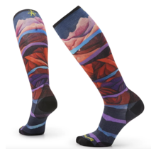 Smartwool Women's Ski Zero Cushion Print OTC Socks (22/23) Multi Color