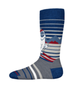 Smartwool Kids' Wintersport Full Cushion Yeti Pattern OTC Socks (24/25) Alpine Blue