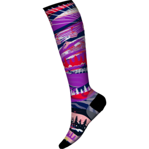 Smartwool Smartwool Women's Ski Zero Cushion Skication Print OTC Socks (22/23) Desert Orchid Smartwool Smartwool Women's Ski Zero Cushion Skication Print OTC Socks (22/23) Desert Orchid