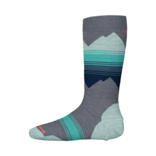 Smartwool Kids' Ski Light Cushion Otc Socks (25/26) Medium Gray-052