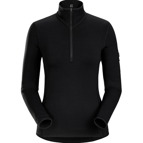 Arc'teryx Arc'Teryx Rho Heavyweight Zip Neck Womens (22/23) Black-Blk Arc'teryx Arc'Teryx Rho Heavyweight Zip Neck Womens (22/23) Black-Blk