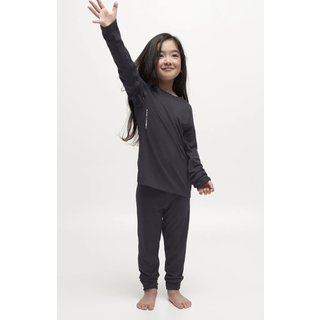 Le Bent Kids Core Midweight Bottom (23/24) Dark Cloud - 012