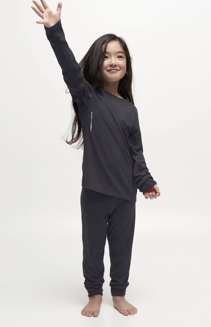 Le Bent Kids Core Midweight Bottom (23/24) Dark Cloud - 012