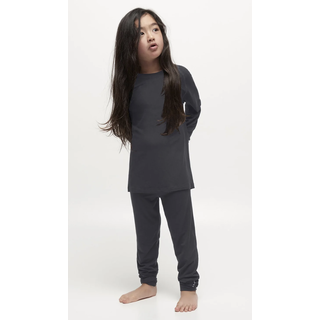 Le Bent Kids Core Midweight Raglan (23/24) Dark Cloud - 012