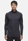 Le Bent Mens Core Midweight 1/4 Zip (23/24) Dark Cloud - 012