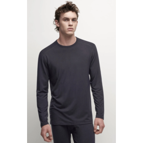 Le Bent Mens Core Midweight Crew (23/24) Dark Cloud - 012