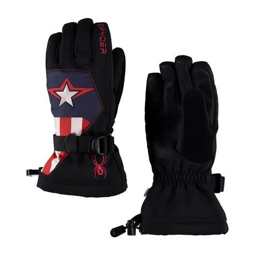 SPYDER Spyder Boys Marvel Overweb Ski Glove 001 Black/Captain - (17/18) SPYDER Spyder Boys Marvel Overweb Ski Glove 001 Black/Captain - (17/18)