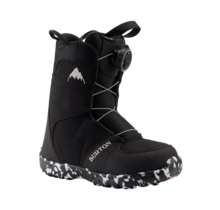 Burton Kids Grom Boa Snowboard Boots (23/24) Black