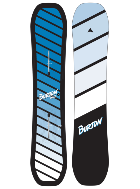 Burton Kids' Smalls Snowboard (25/26) Blue-A01