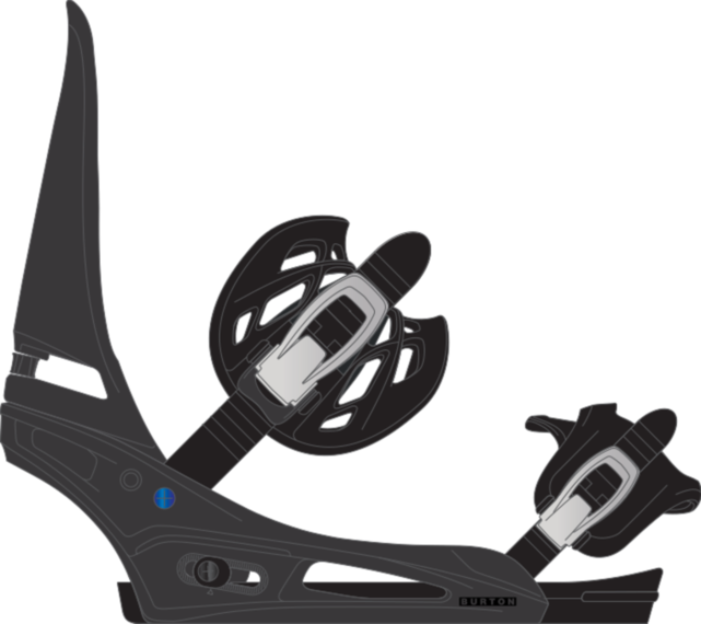 Burton Men's Cartel Re:Flex Snowboard Bindings (26/27) Black