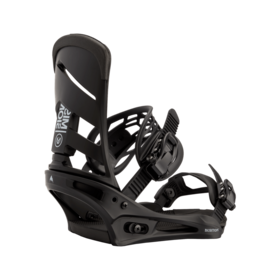 Burton Men's Mission Re:Flex Snowboard Bindings (25/26) Black-A02