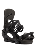Burton Men's Mission Re:Flex Snowboard Bindings (25/26) Black-A02