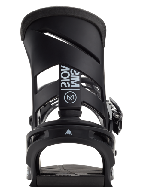 Burton Men's Mission Re:Flex Snowboard Bindings (25/26) Black-A02
