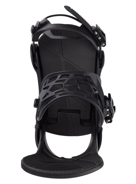 Burton Men's Mission Re:Flex Snowboard Bindings (25/26) Black-A02