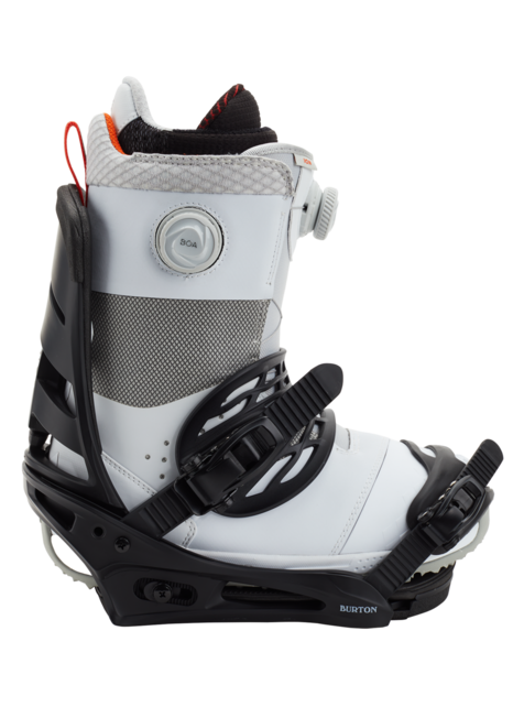 Burton Men's Mission Re:Flex Snowboard Bindings (25/26) Black-A02