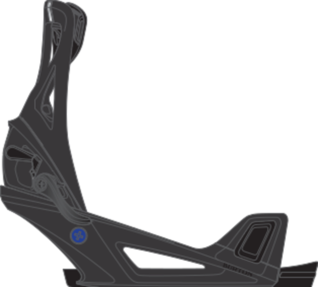 Burton Men's Step On® Genesis Re:Flex Bindings (25/26) Black-A02