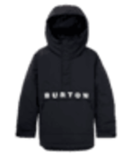 Burton Kids' Frostner 2L Anorak Jacket (25/26) True Black-A04