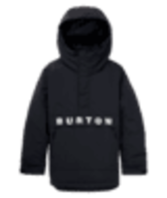 Burton Kids' Frostner 2L Anorak Jacket (25/26) True Black-A04
