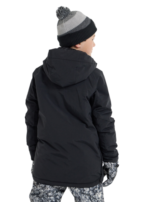 Burton Kids' Frostner 2L Anorak Jacket (25/26) True Black-A04