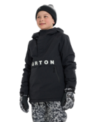 Burton Kids' Frostner 2L Anorak Jacket (25/26) True Black-A04