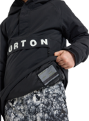 Burton Kids' Frostner 2L Anorak Jacket (25/26) True Black-A04