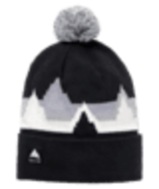Burton Kids' Recycled Echo Lake Beanie (25/26) True Black-001 1SZ Burton Kids' Recycled Echo Lake Beanie (25/26) True Black-001 1SZ