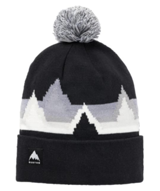 Burton Kids' Recycled Echo Lake Beanie (25/26) True Black-001 1SZ Burton Kids' Recycled Echo Lake Beanie (25/26) True Black-001 1SZ