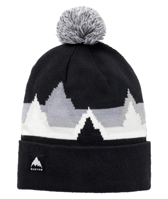 Burton Kids' Recycled Echo Lake Beanie (25/26) True Black-001 1SZ Burton Kids' Recycled Echo Lake Beanie (25/26) True Black-001 1SZ
