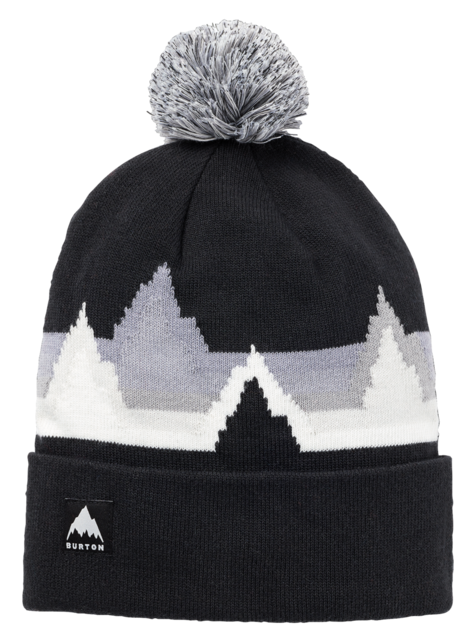 Burton Kids' Recycled Echo Lake Beanie (25/26) True Black-001 1SZ Burton Kids' Recycled Echo Lake Beanie (25/26) True Black-001 1SZ
