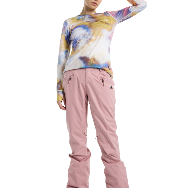 Burton Womens Marcy High Rise 2L Stretch Pants 23 24 Powder Blush 651