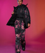 Roxy Nadia Printed Pt (23/24) True Black Pansy Pansy Kvj2