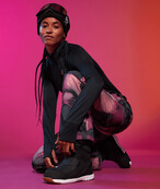 Roxy Nadia Printed Pt (23/24) True Black Pansy Pansy Kvj2